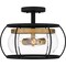 Quoizel Thyme Outdoor Semi Flush 3 Lights Earth Black THY1715EK - alternate 4